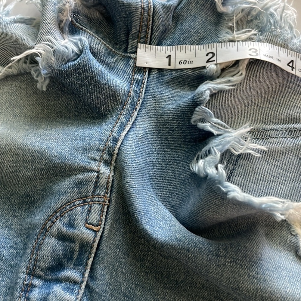 Mavi Jeans Cut Off High Rise Shorts Size 27 - Picture 8 of 16